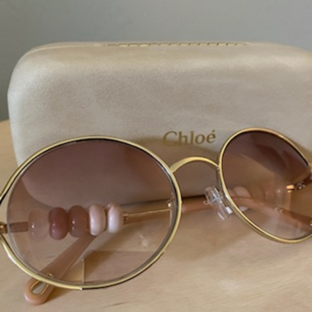 Chloe Beaded Gradient Sunglasses